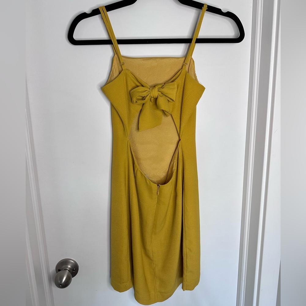 Lulus mustard yellow dress